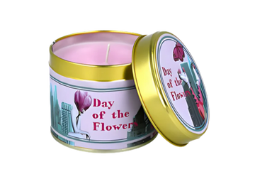 Day of the Flowers Tin Candle
