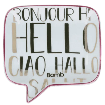 Hello All Language Soap Dish