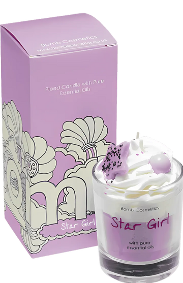 Star Girl Piped Candle