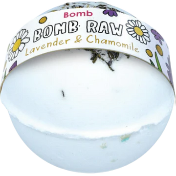 Lavender and Chamomile Vegan Bath bomb Raw