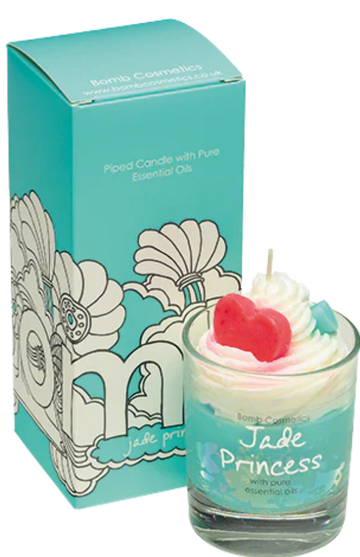 Jade Princess Piped Glass Candle