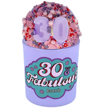 30 & Fabulous Glow Up Bath Bomb & Candle Duo
