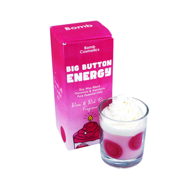 Big Button Energy Piped Candle