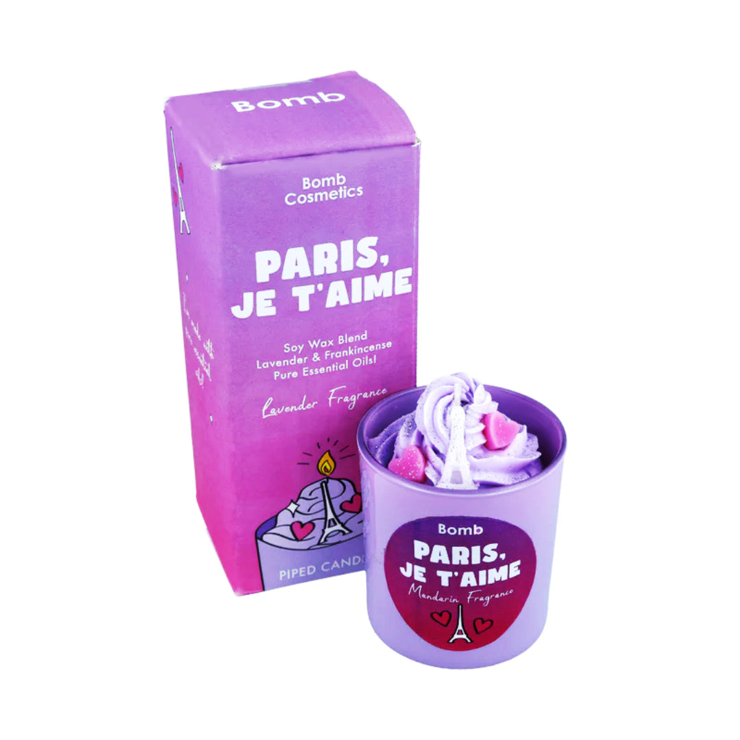 Paris, Je T'aime Piped Candle