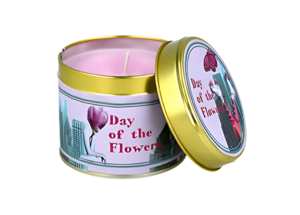 Day of the Flowers Tin Candle