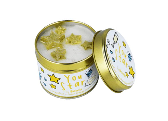 You Star Tin Candle