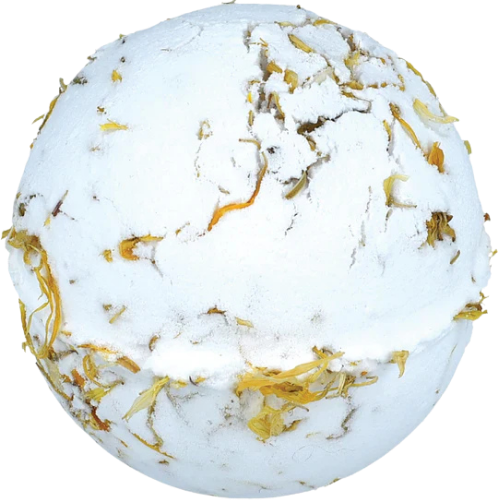 Marigold vegan RAW bath bomb
