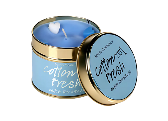 Cotton Fresh Tin Candle