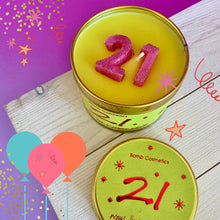21st Birthday Tin Candle