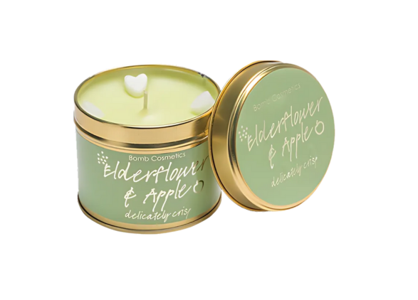 Elderflower & Apple Tin Candle