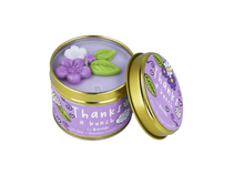 Thanks A Bunch Tin Story Candle