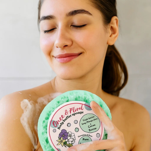 Once & Floral - Exfoliating Body Buffer With Shea Butter & Pure Essential Oils