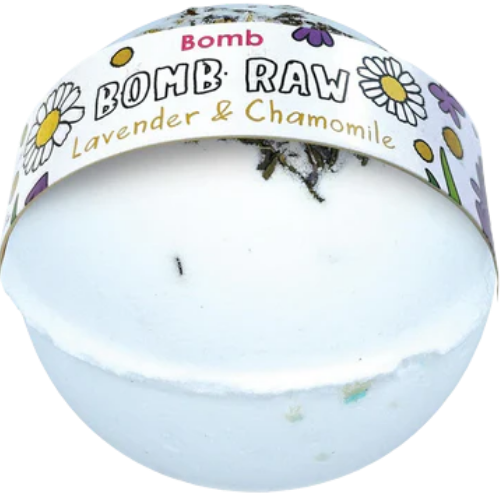 Lavender and Chamomile Vegan Bath bomb Raw
