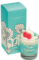 Jade  Princess Piped Glass Candle