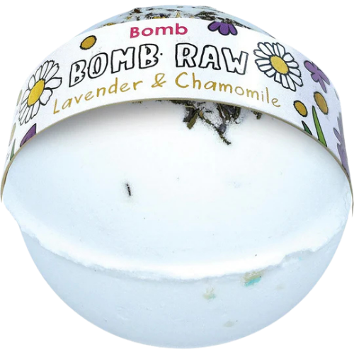 Lavender vegan RAW bath bomb