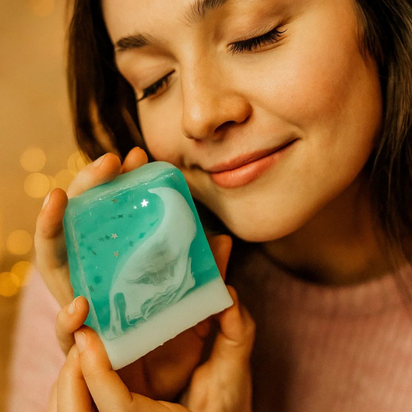 Sky at Night Soap Sliced