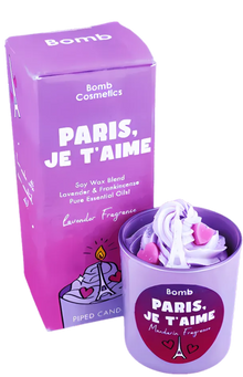 Paris, Je T'aime Piped Candle