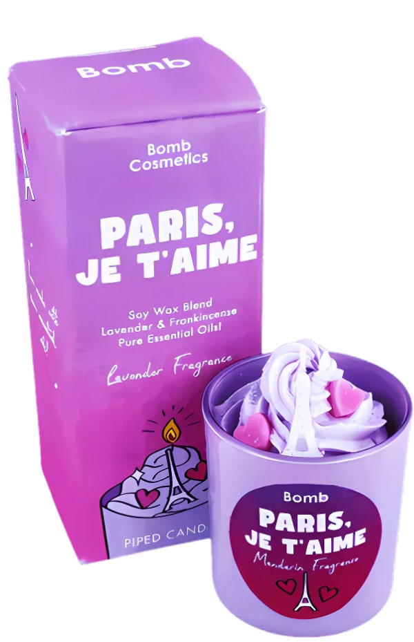 Paris, Je T'aime Piped Candle