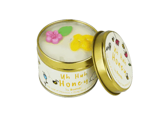 Uh Huh Honey Tin Story Candle