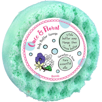 Once & Floral - Exfoliating Body Buffer With Shea Butter & Pure Essential Oils