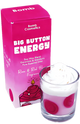 Big Button Energy Piped Glass Candle