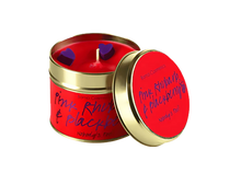Pink Rhubarb & Blackberry Tin Candle