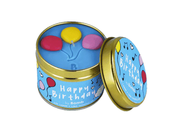 Happy Birthday Tin Story Candle