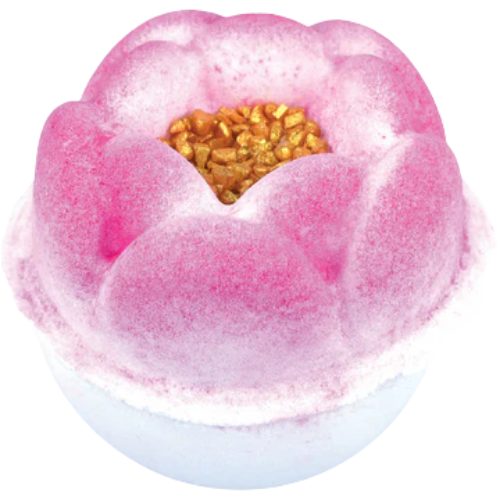 Peony Blush vegan RAW bath bomb