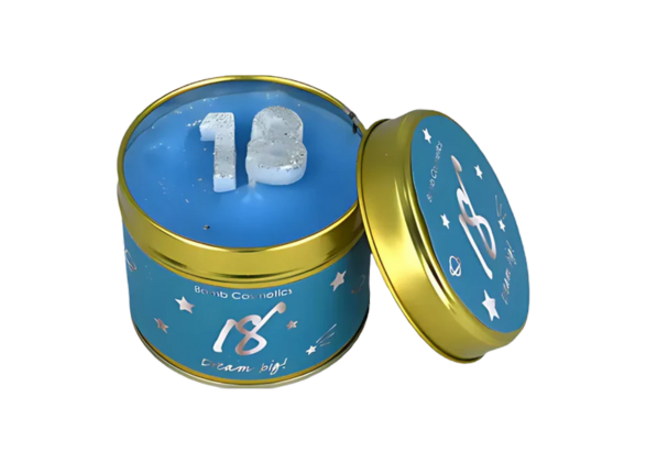 18th Birthday Tin Candle
