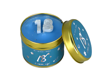 18th Birthday Tin Candle