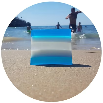 The Big Blue Sliced Soap