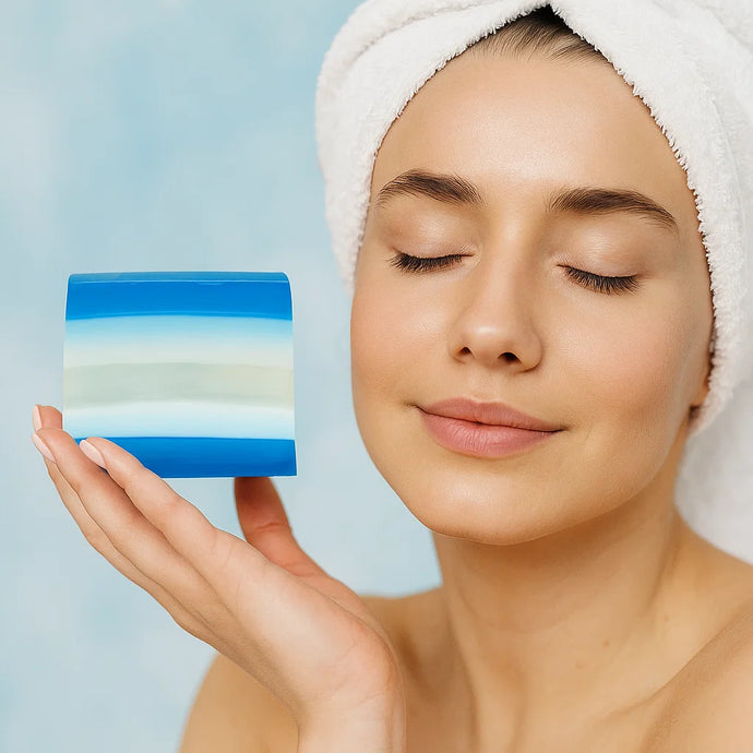 The Big Blue Sliced Soap