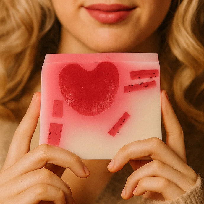 Crazy Cupid Soap Sliced