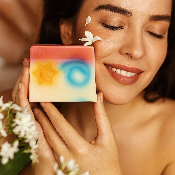 Stardust Soap Sliced