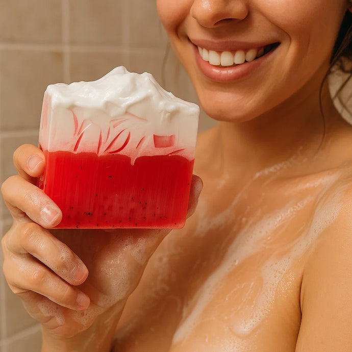 Strawberries & Cream Sliced Soap