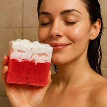 Strawberries & Cream Sliced Soap