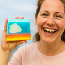 Mrs Bluesky Soap Sliced