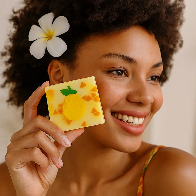 Tropic Like It's Hot Soap Sliced