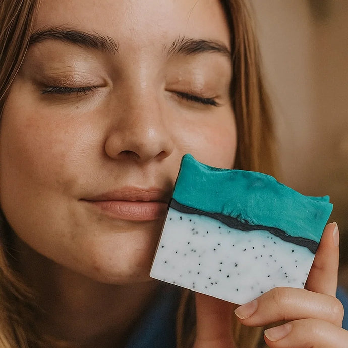 Lime & Black Pepper Soap Sliced