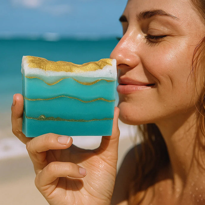 Golden Sands Soap Sliced