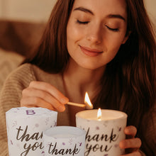 Thank You Wrapped Candle