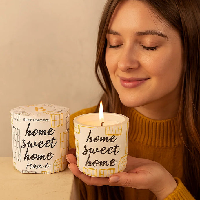 Home Sweet Home Wrapped Candle