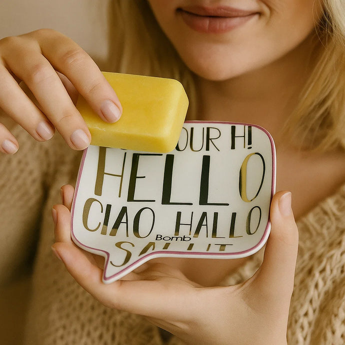 Hello All Language Soap Dish