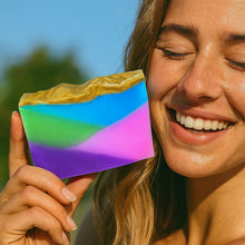 Rock Slide Soap Sliced