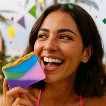 Rock Slide Soap Sliced