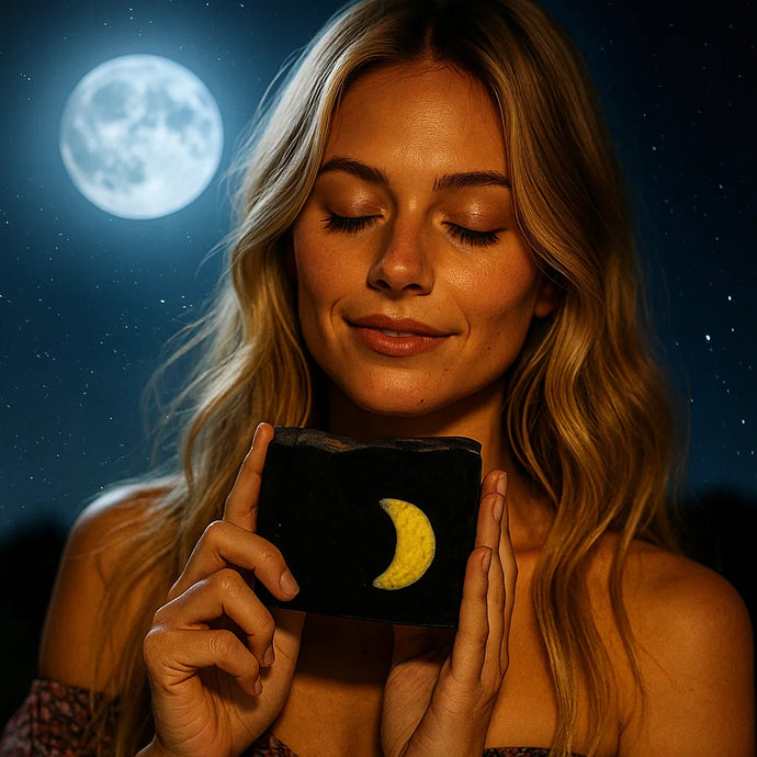 Dancing in the Moonlight Soap Sliced