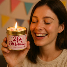 21st Birthday Tin Candle