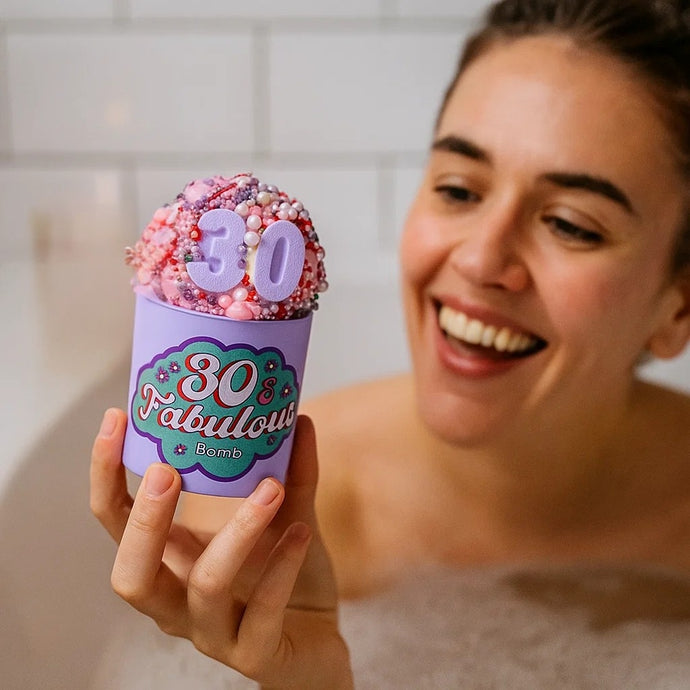30 & Fabulous Glow Up Bath Bomb & Candle Duo