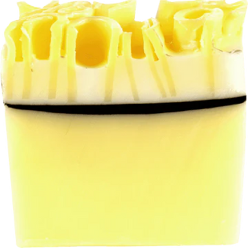 Lemon Meringue Soap Sliced