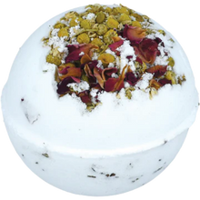 Rose and Chamomile vegan RAW bath bomb